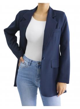 Blazer over con bottone "Lory"